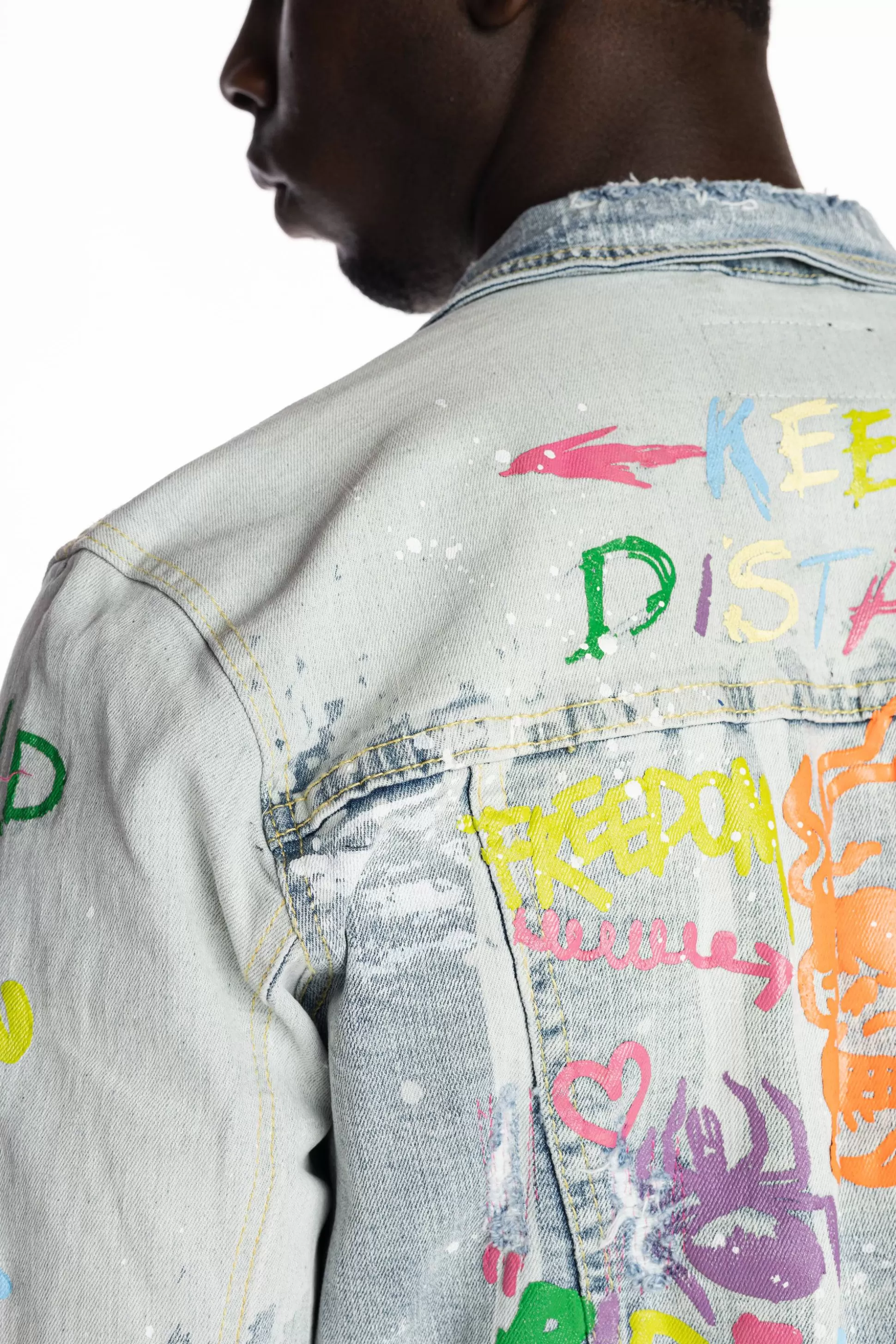 Smoke Rise Multi Color Fashion Denim Jacket Montauk Blue Online