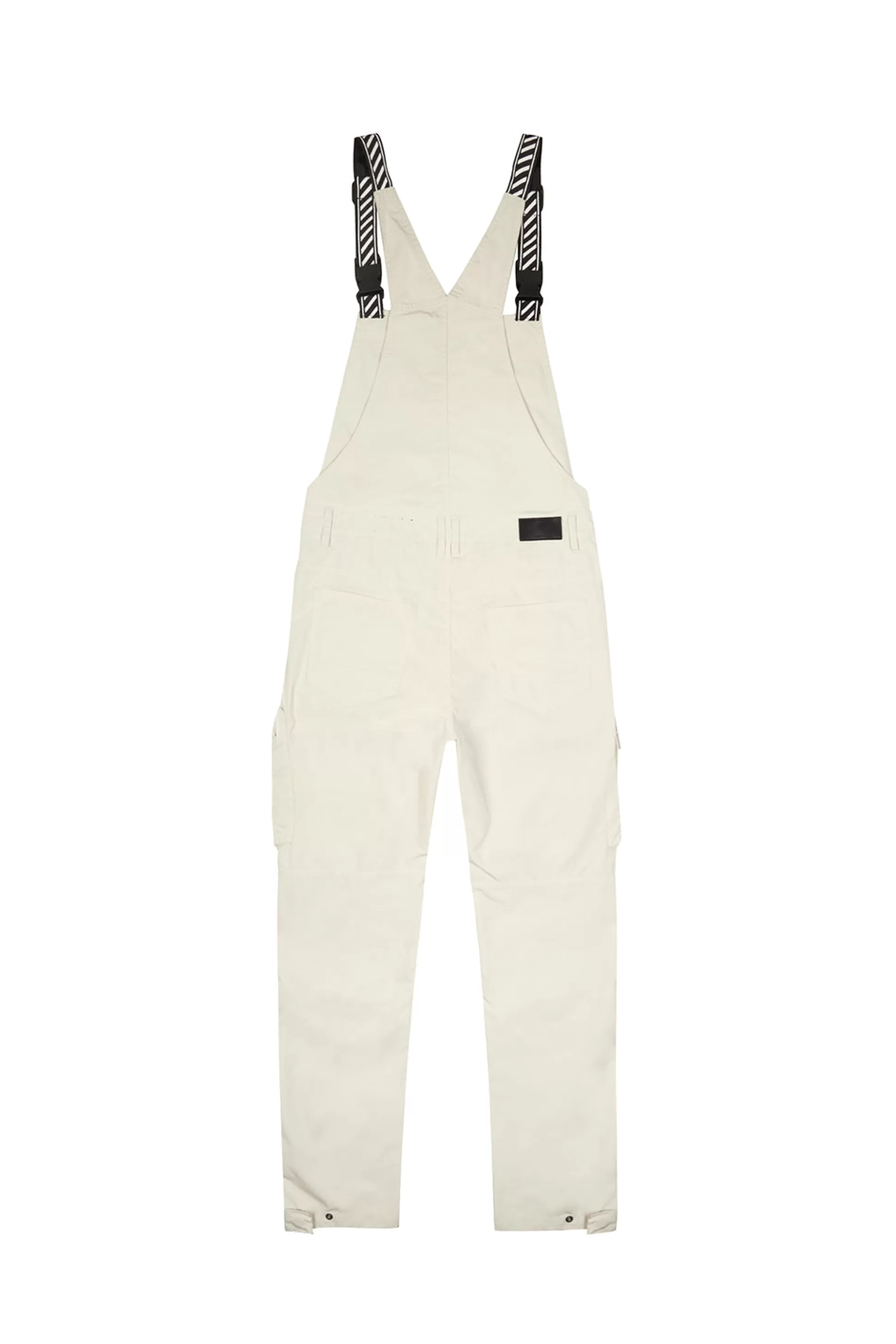 Smoke Rise Tonal Color Block Windbreaker Utility Overalls Oatmeal Cheap